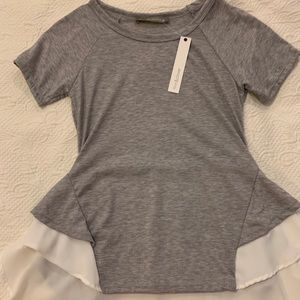 Peplum style Tee